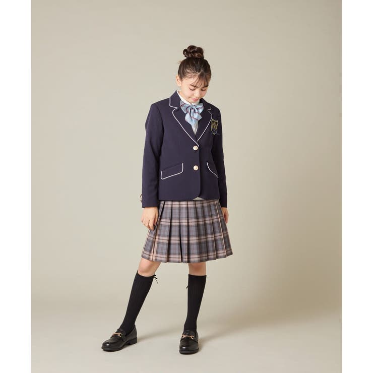 [150-160]【卒服】【エンブレム付き】パイピングテーラードジャケット | a.v.v【KIDS】 | 詳細画像10 