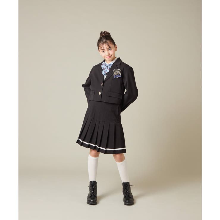 [150-160]【卒服】【エンブレム付き】ショートテーラードジャケット | a.v.v【KIDS】 | 詳細画像11 