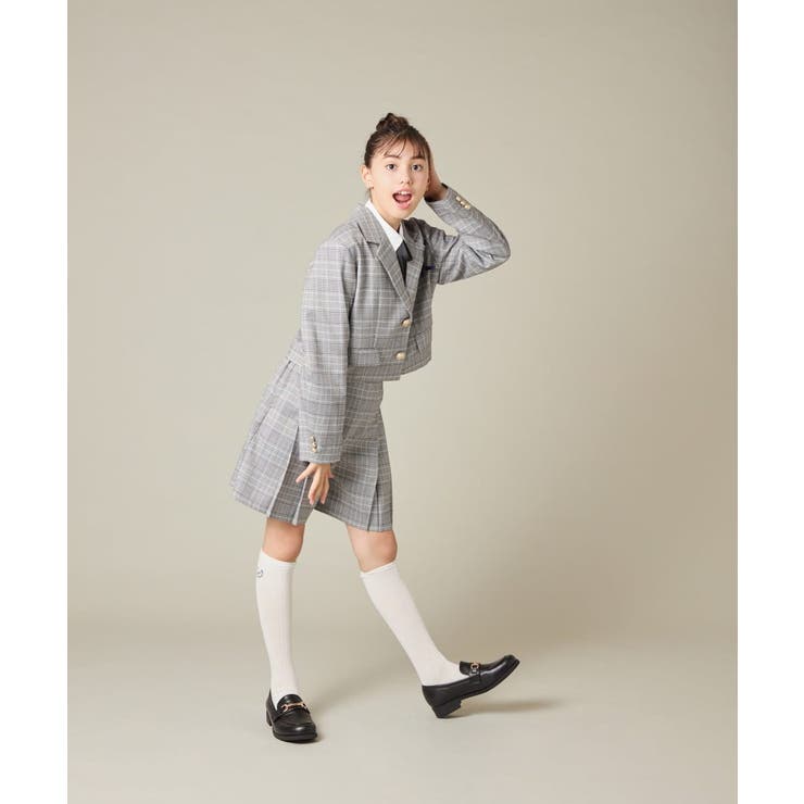 [150-160]【卒服】【エンブレム付き】ショートテーラードジャケット | a.v.v【KIDS】 | 詳細画像21 