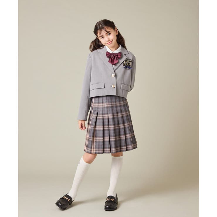 [150-160]【卒服】【エンブレム付き】ショートテーラードジャケット | a.v.v【KIDS】 | 詳細画像31 