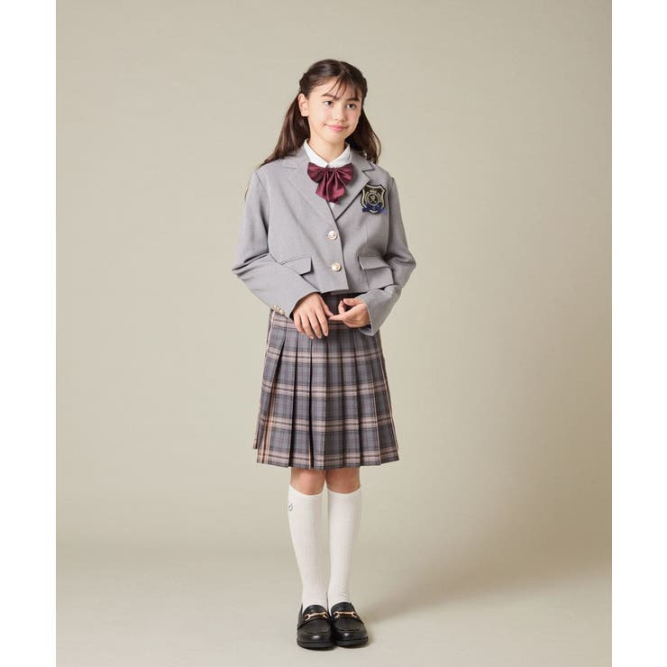 [150-160]【卒服】【エンブレム付き】ショートテーラードジャケット | a.v.v【KIDS】 | 詳細画像33 