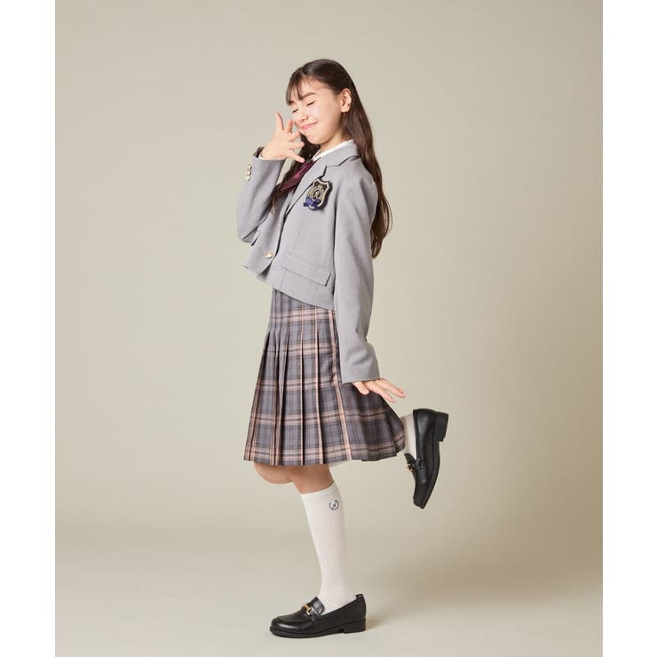 [150-160]【卒服】【エンブレム付き】ショートテーラードジャケット | a.v.v【KIDS】 | 詳細画像34 