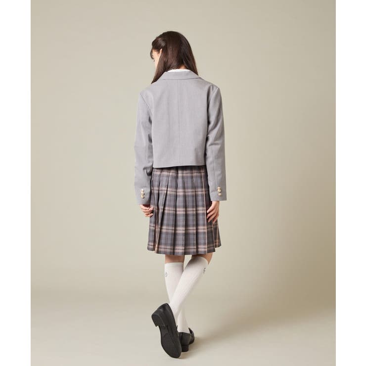 [150-160]【卒服】【エンブレム付き】ショートテーラードジャケット | a.v.v【KIDS】 | 詳細画像35 