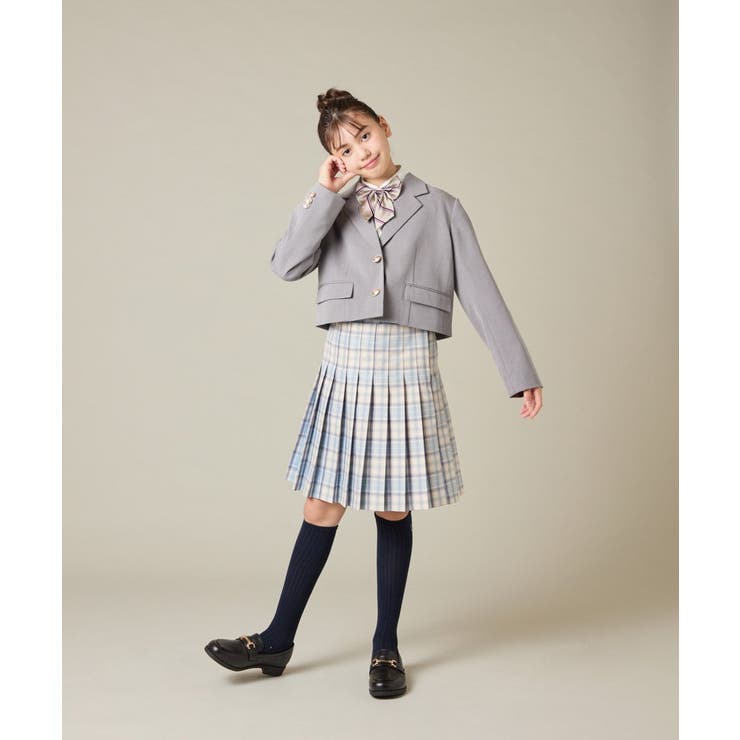 [150-160]【卒服】【エンブレム付き】ショートテーラードジャケット | a.v.v【KIDS】 | 詳細画像37 