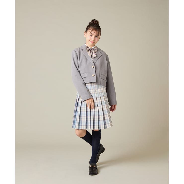 [150-160]【卒服】【エンブレム付き】ショートテーラードジャケット | a.v.v【KIDS】 | 詳細画像38 