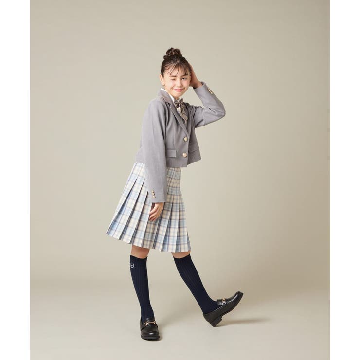 [150-160]【卒服】【エンブレム付き】ショートテーラードジャケット | a.v.v【KIDS】 | 詳細画像39 