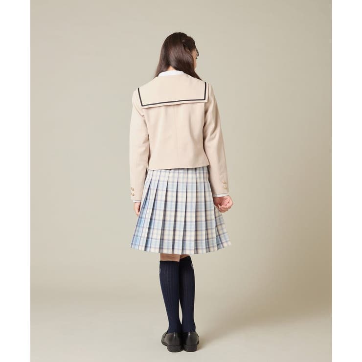 [150-160]【卒服】【エンブレム付き】配色セーラーカラージャケット | a.v.v【KIDS】 | 詳細画像10 