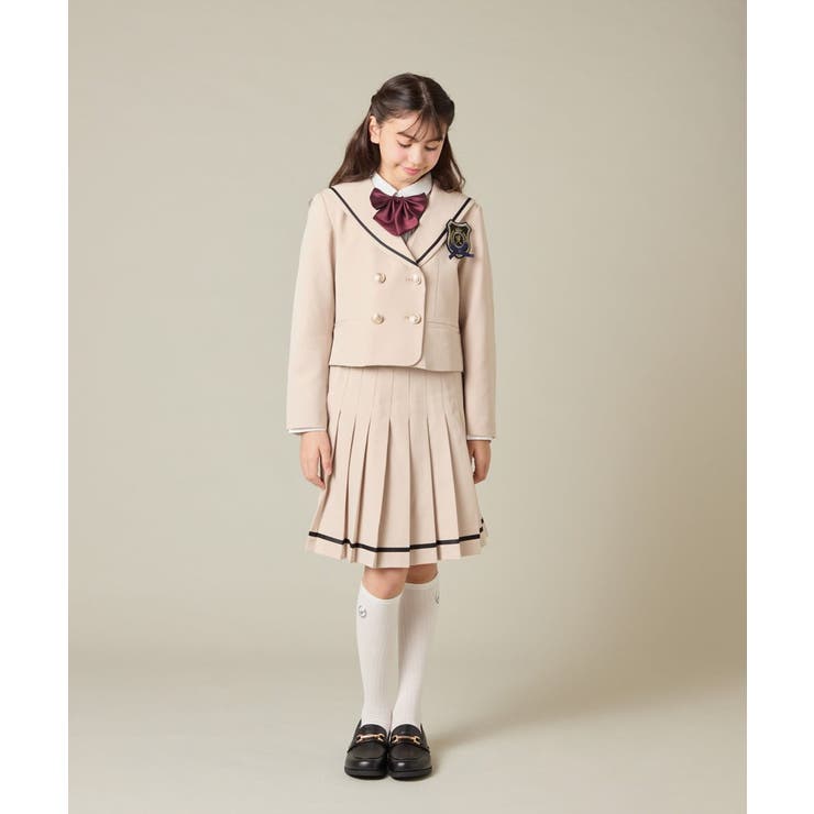 [150-160]【卒服】【エンブレム付き】配色セーラーカラージャケット | a.v.v【KIDS】 | 詳細画像15 