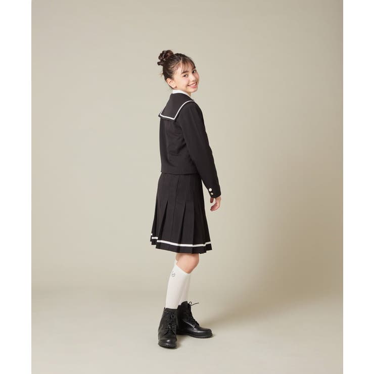 [150-160]【卒服】【エンブレム付き】配色セーラーカラージャケット | a.v.v【KIDS】 | 詳細画像25 