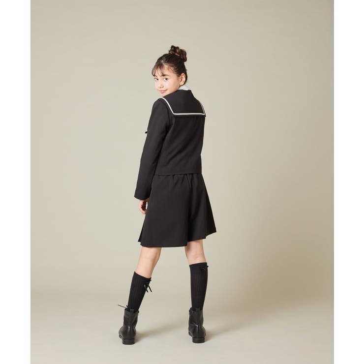 [150-160]【卒服】【エンブレム付き】配色セーラーカラージャケット | a.v.v【KIDS】 | 詳細画像32 