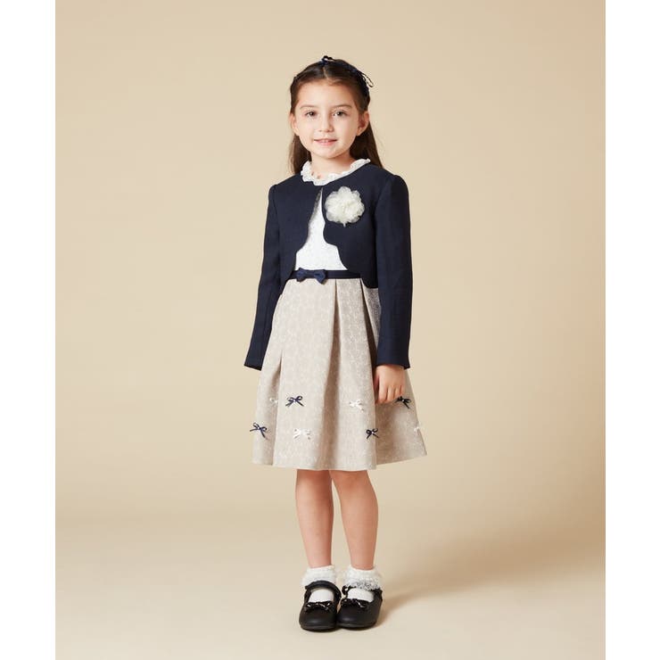 [100-130]【結婚式/セレモニー/オケージョン】スカラップジャケット | a.v.v【KIDS】 | 詳細画像13 