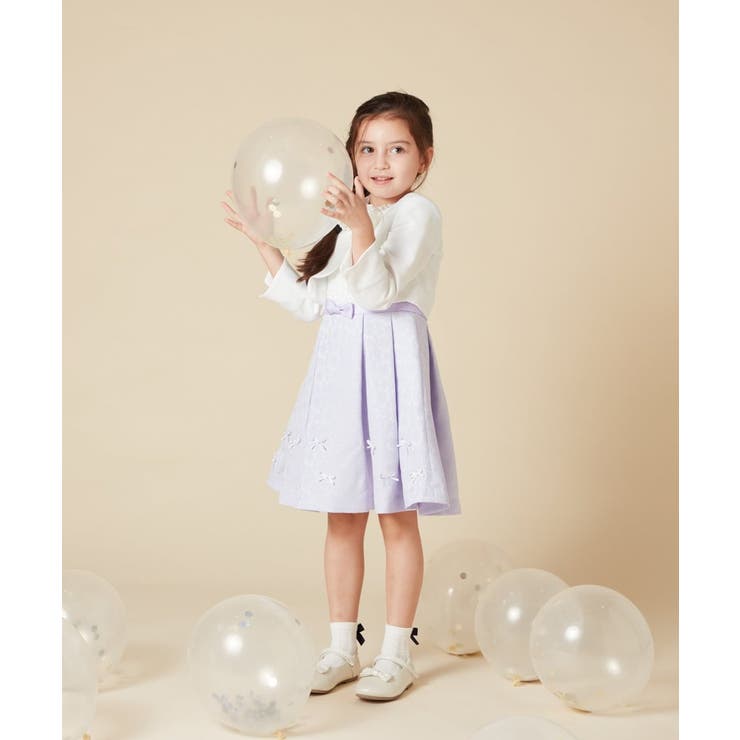 [100-130]【結婚式/セレモニー/オケージョン】スカラップジャケット | a.v.v【KIDS】 | 詳細画像34 