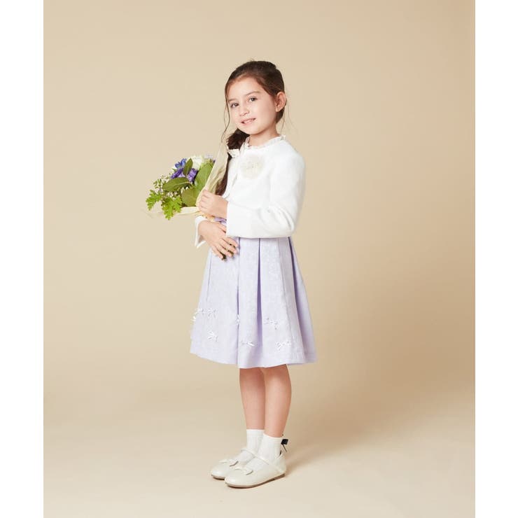 [100-130]【結婚式/セレモニー/オケージョン】スカラップジャケット | a.v.v【KIDS】 | 詳細画像39 