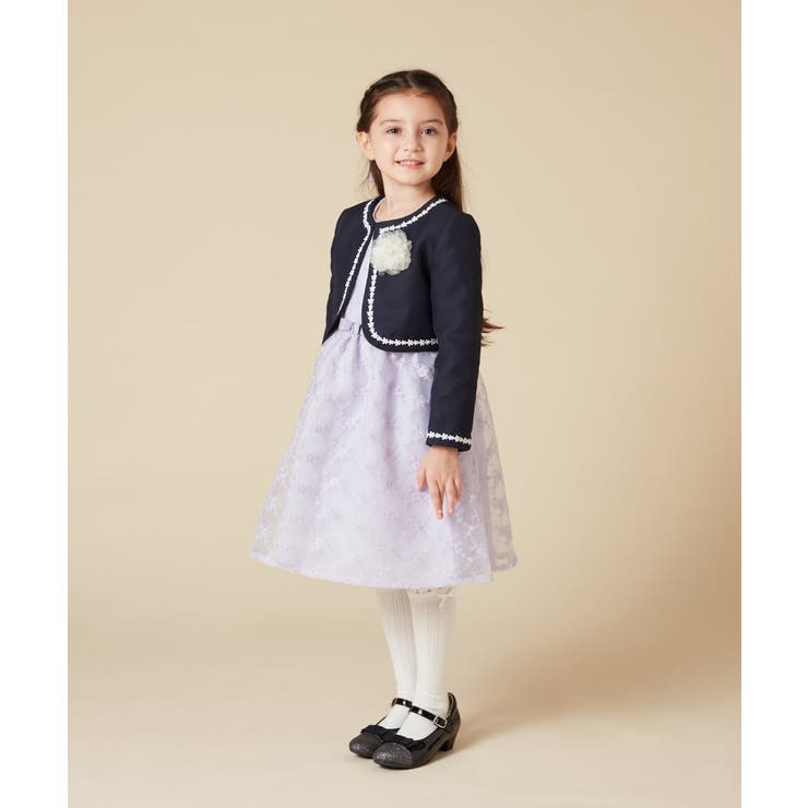 [100-130]【結婚式/セレモニー/オケージョン】レースコード付ピケボレロ | a.v.v【KIDS】 | 詳細画像44 