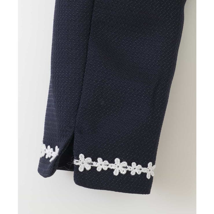 [100-130]【結婚式/セレモニー/オケージョン】レースコード付ピケボレロ | a.v.v【KIDS】 | 詳細画像8 