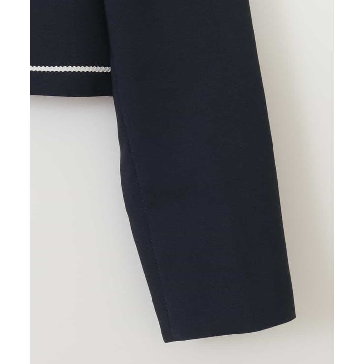 [100-130]【結婚式/セレモニー/オケージョン】パール調衿付きボレロ | a.v.v【KIDS】 | 詳細画像27 