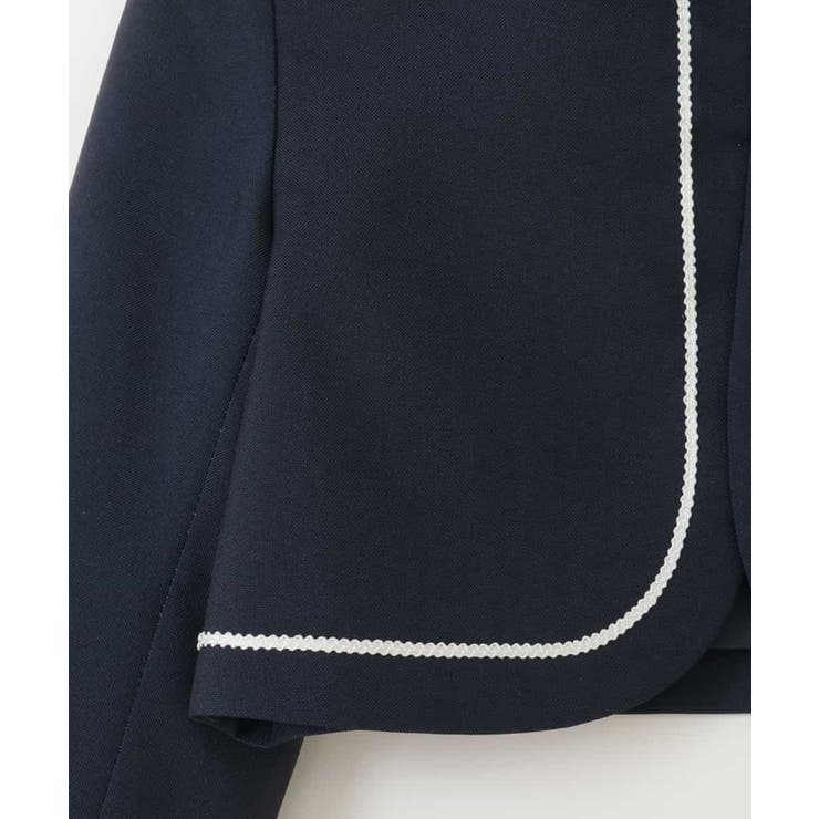 [100-130]【結婚式/セレモニー/オケージョン】パール調衿付きボレロ | a.v.v【KIDS】 | 詳細画像29 