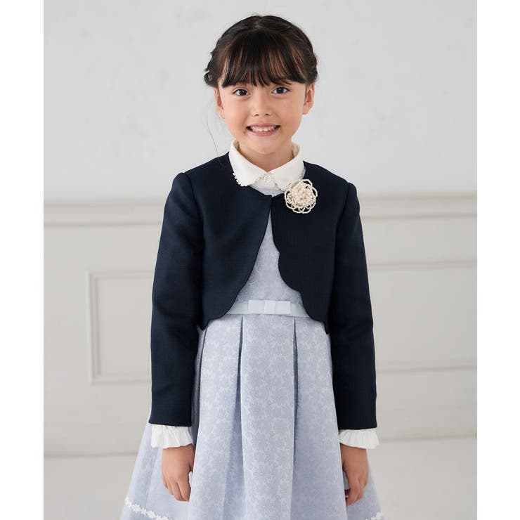 スカラップツイードセレモニーボレロ | a.v.v【KIDS】 | 詳細画像2 