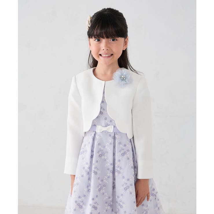 スカラップツイードセレモニーボレロ | a.v.v【KIDS】 | 詳細画像7 