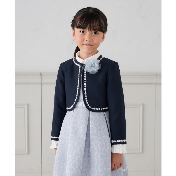 [110-130]【セレモニー/オケージョン/結婚式】セレモニーポケボレロ | a.v.v【KIDS】 | 詳細画像1 