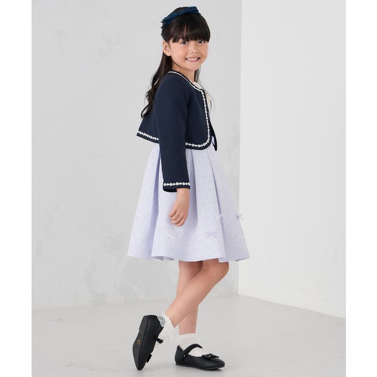 [110-130]【セレモニー/オケージョン/結婚式】セレモニーポケボレロ | a.v.v【KIDS】 | 詳細画像2 