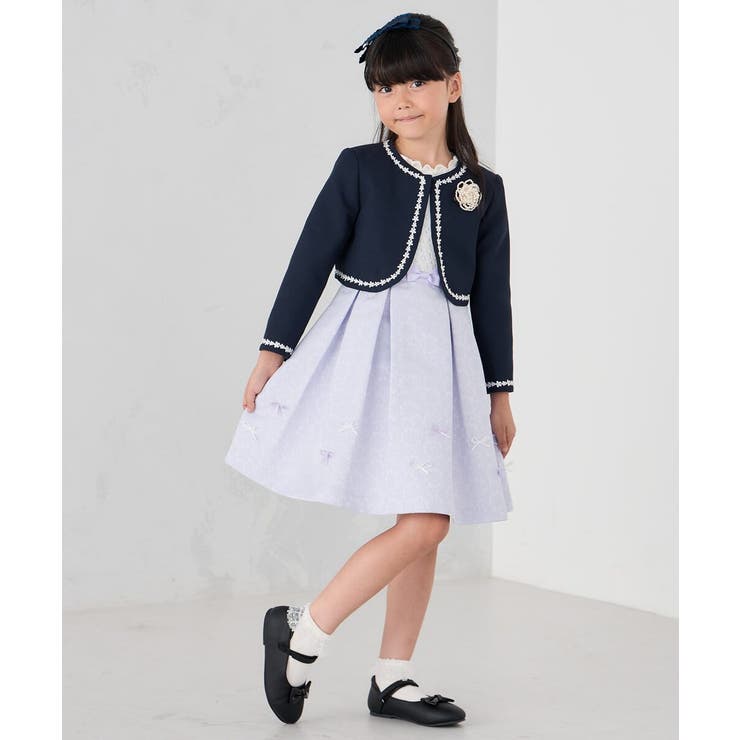 [110-130]【セレモニー/オケージョン/結婚式】セレモニーポケボレロ | a.v.v【KIDS】 | 詳細画像3 