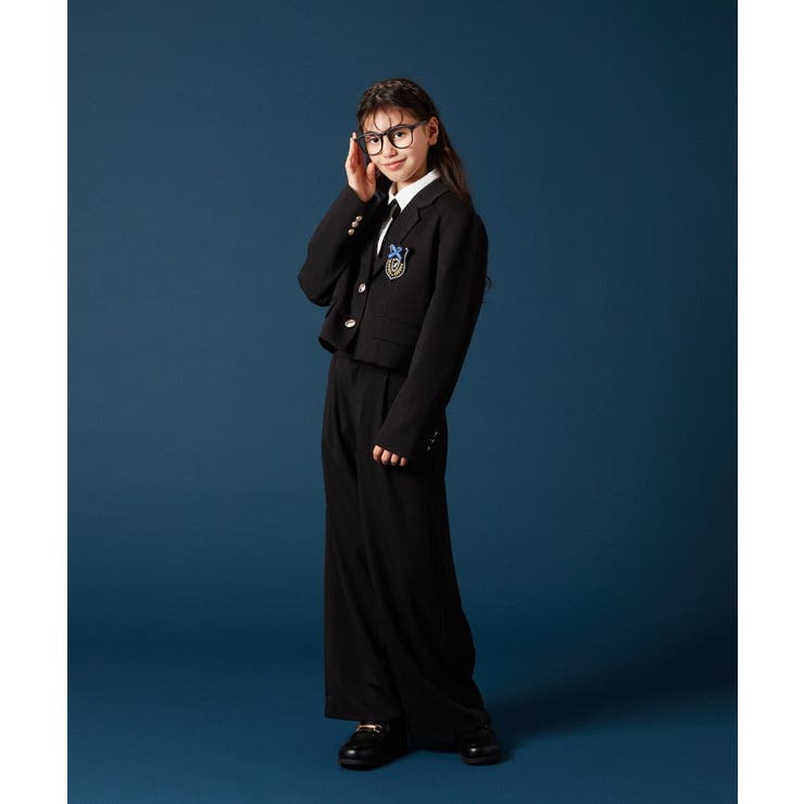 [140-160]【卒服】エンブレム付きショートテーラードジャケット | a.v.v【KIDS】 | 詳細画像17 