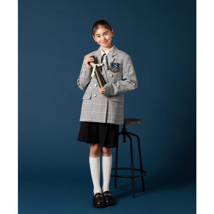 140-160]【卒服】エンブレム付きWブレストジャケット[品番