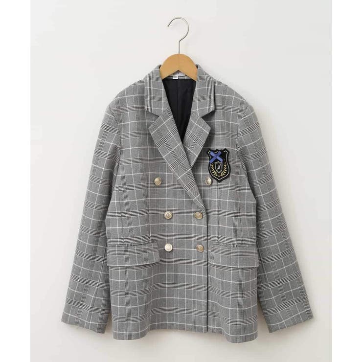 [140-160]【卒服】エンブレム付きWブレストジャケット | a.v.v【KIDS】 | 詳細画像25 