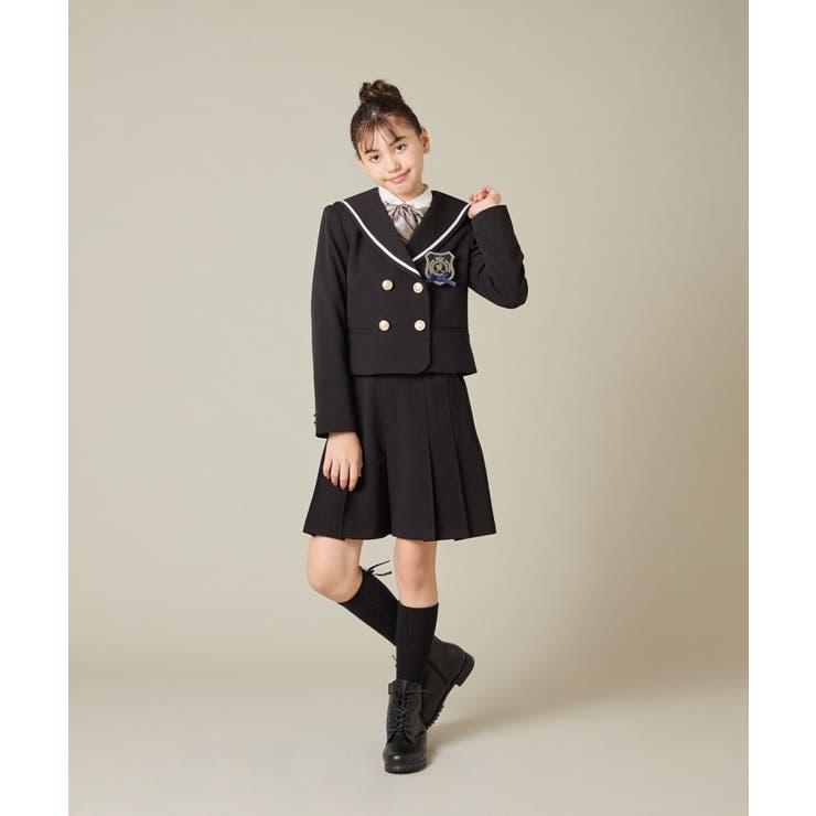 [150-160]【卒服】タックキュロットパンツ | a.v.v【KIDS】 | 詳細画像17 