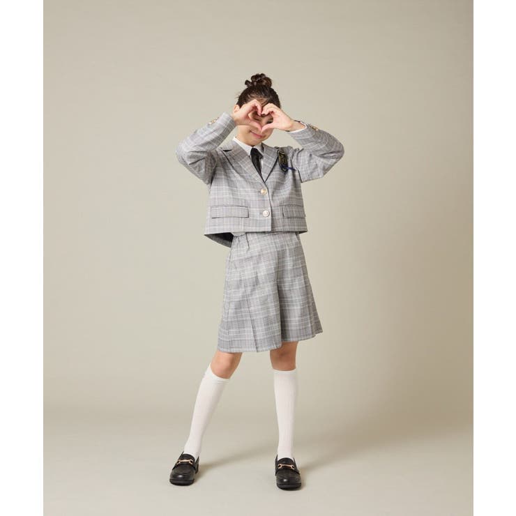 [150-160]【卒服】タックキュロットパンツ | a.v.v【KIDS】 | 詳細画像5 