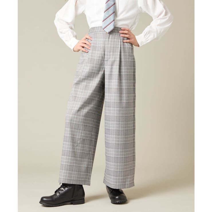 [150-160]【卒服】タックワイドパンツ | a.v.v【KIDS】 | 詳細画像12 