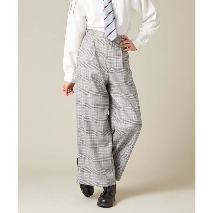 [150-160]【卒服】タックワイドパンツ | a.v.v【KIDS】 | 詳細画像13 