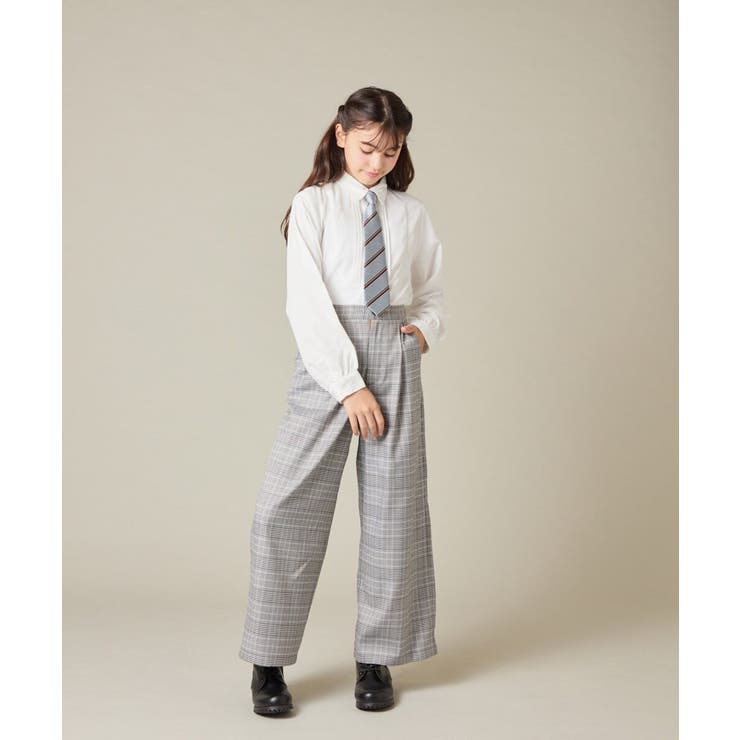 [150-160]【卒服】タックワイドパンツ | a.v.v【KIDS】 | 詳細画像14 