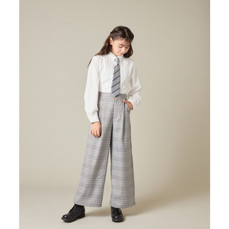 [150-160]【卒服】タックワイドパンツ | a.v.v【KIDS】 | 詳細画像17 