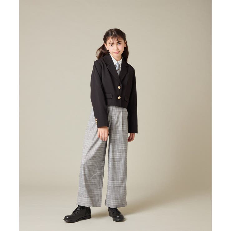 [150-160]【卒服】タックワイドパンツ | a.v.v【KIDS】 | 詳細画像18 