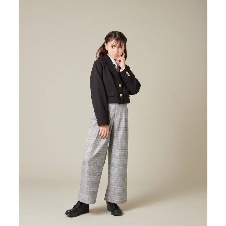 [150-160]【卒服】タックワイドパンツ | a.v.v【KIDS】 | 詳細画像19 