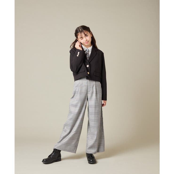 [150-160]【卒服】タックワイドパンツ | a.v.v【KIDS】 | 詳細画像21 