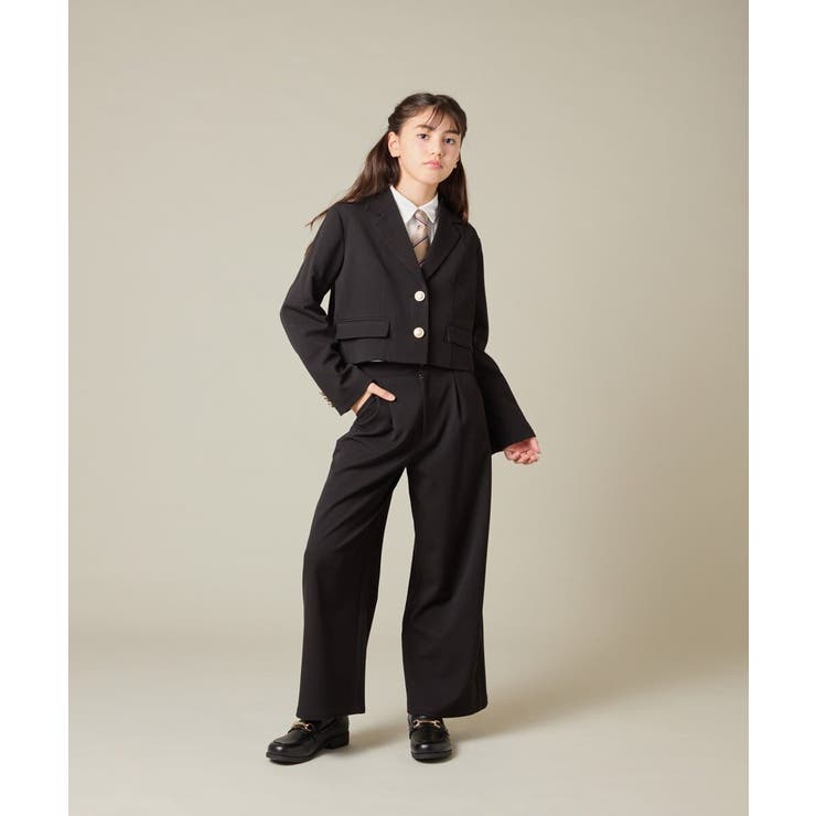 [150-160]【卒服】タックワイドパンツ | a.v.v【KIDS】 | 詳細画像8 