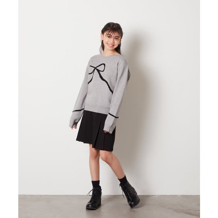 [140-160]【卒服】タックキュロット | a.v.v【KIDS】 | 詳細画像35 