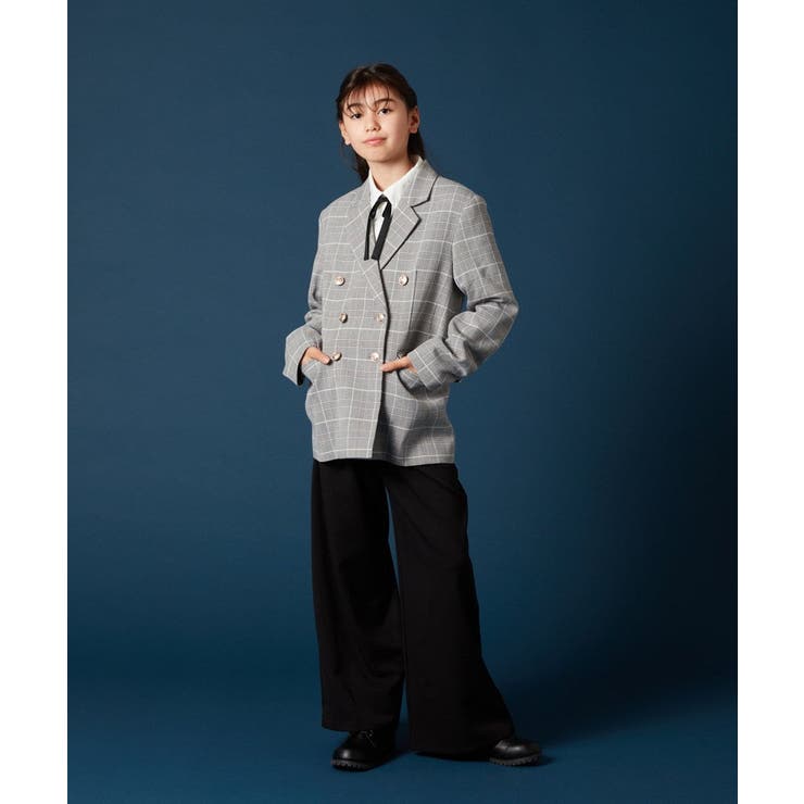 [140-160]【卒服】ワイドパンツ | a.v.v【KIDS】 | 詳細画像12 