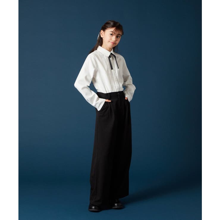 [140-160]【卒服】ワイドパンツ | a.v.v【KIDS】 | 詳細画像7 