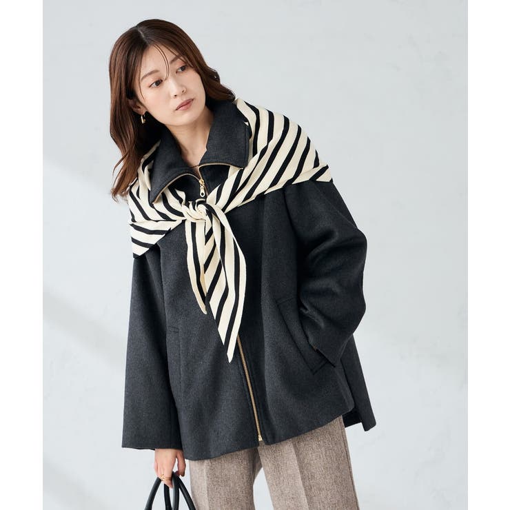 三角ニットストール | a.v.v【WOMEN】 | 詳細画像11 