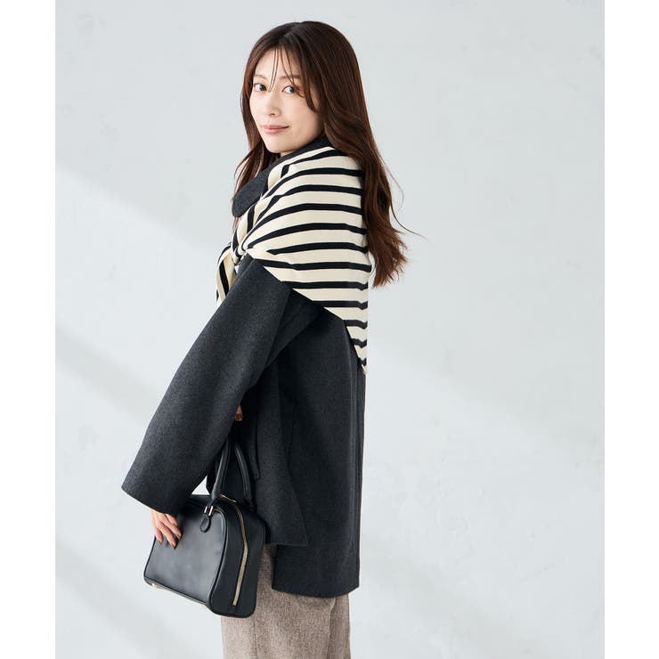 三角ニットストール | a.v.v【WOMEN】 | 詳細画像12 