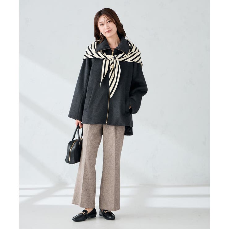 三角ニットストール | a.v.v【WOMEN】 | 詳細画像14 