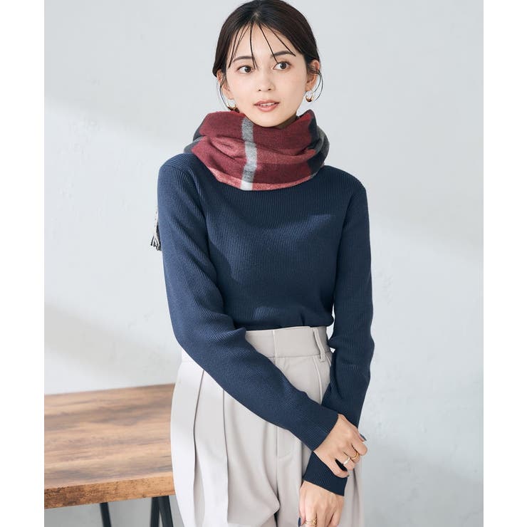 チェック柄シアバターストール | a.v.v【WOMEN】 | 詳細画像19 