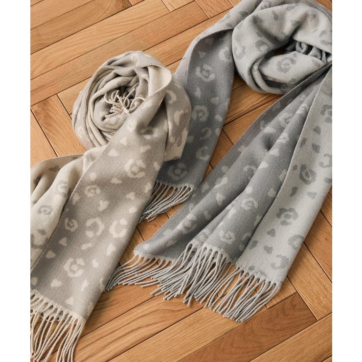 ベージュ | レオパードストール | a.v.v【WOMEN】