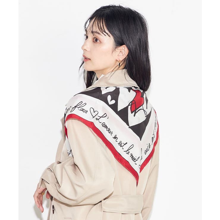 大判シルクスカーフ | a.v.v【WOMEN】 | 詳細画像1 