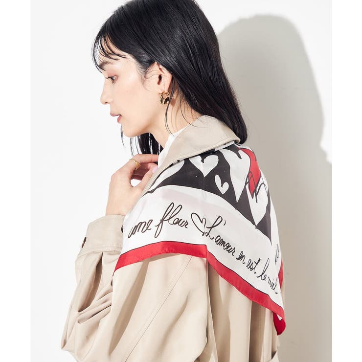 大判シルクスカーフ | a.v.v【WOMEN】 | 詳細画像2 