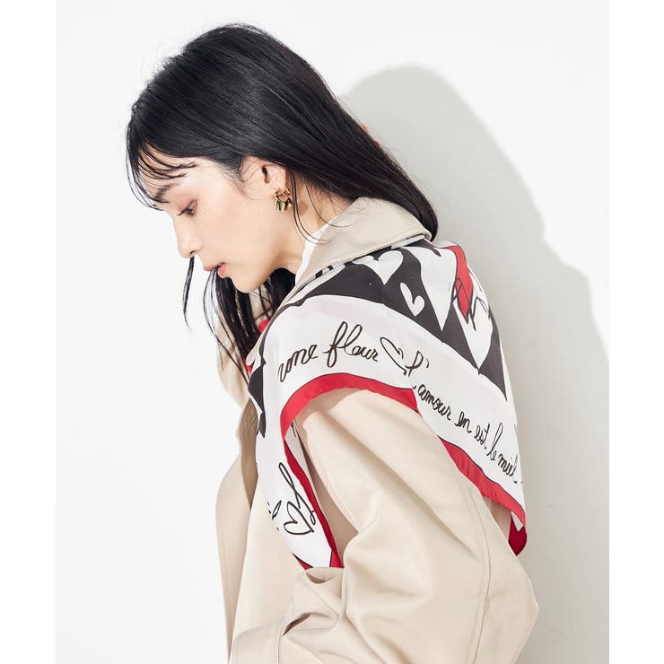 大判シルクスカーフ | a.v.v【WOMEN】 | 詳細画像4 